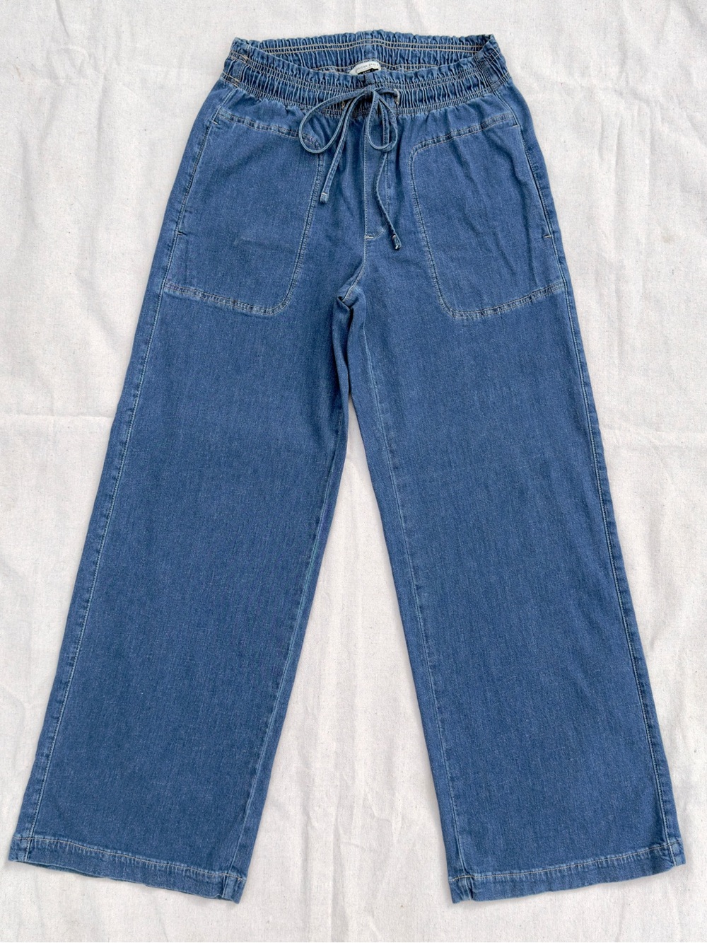 American Eagle Outfitters Wide-Leg Denim Pants